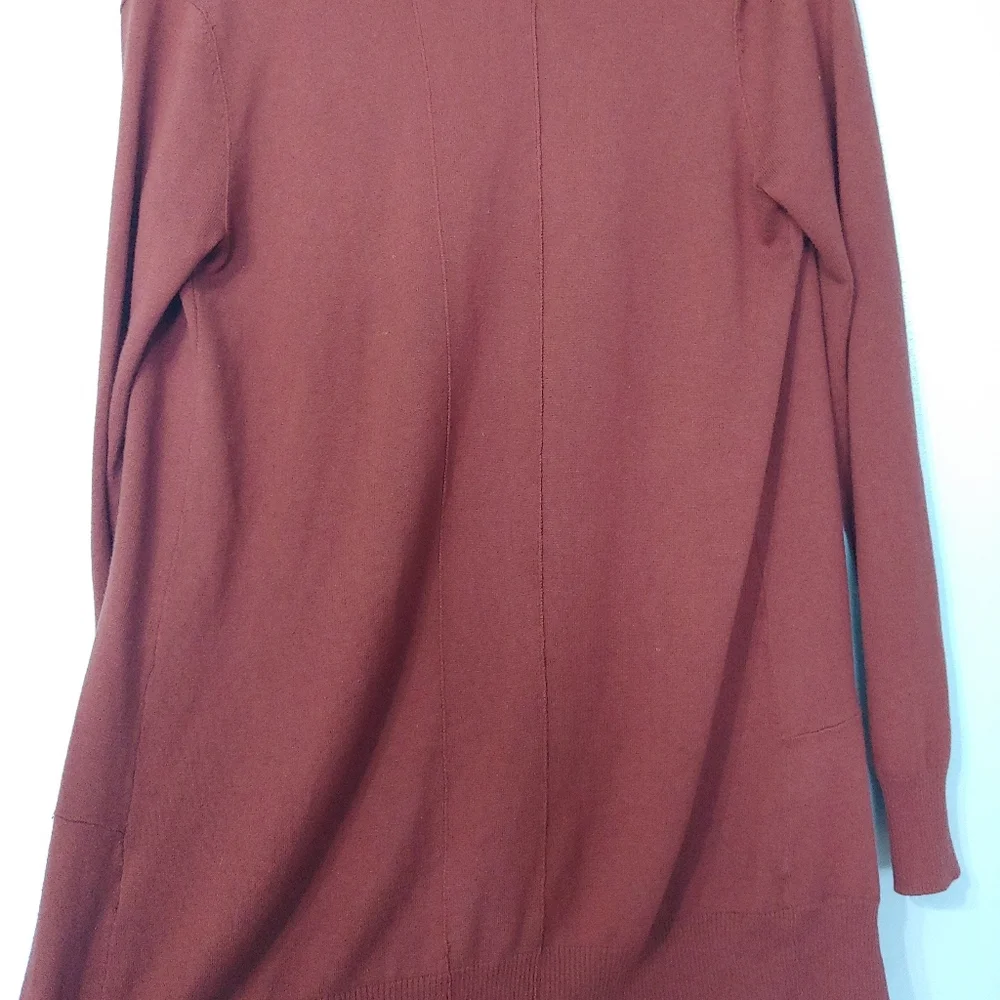 Wilfred with Silk and Cashmere Long Line Open Front Cardigan - Picture 9 of 14